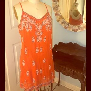 Bright embellished summer dress